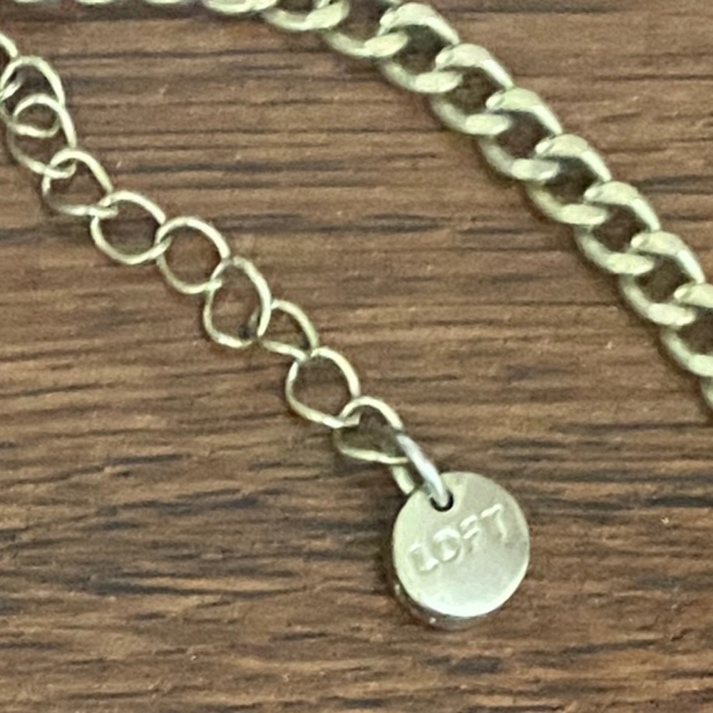 Peach Rhinestone Necklace - Picture 4 of 4